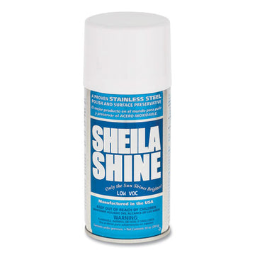 Sheila Shine Low Voc Stainless Steel Cleaner And Polish, 10 Oz Spray Can freeshipping - TVN Wholesale